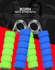 Colorful hand grip strengthener for women with comfortable foam handles for fitness training