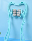 Multifunctional Manual Six-wheel Neck Massager Massage Relieve Roller Massage Tool - Fit Gear
