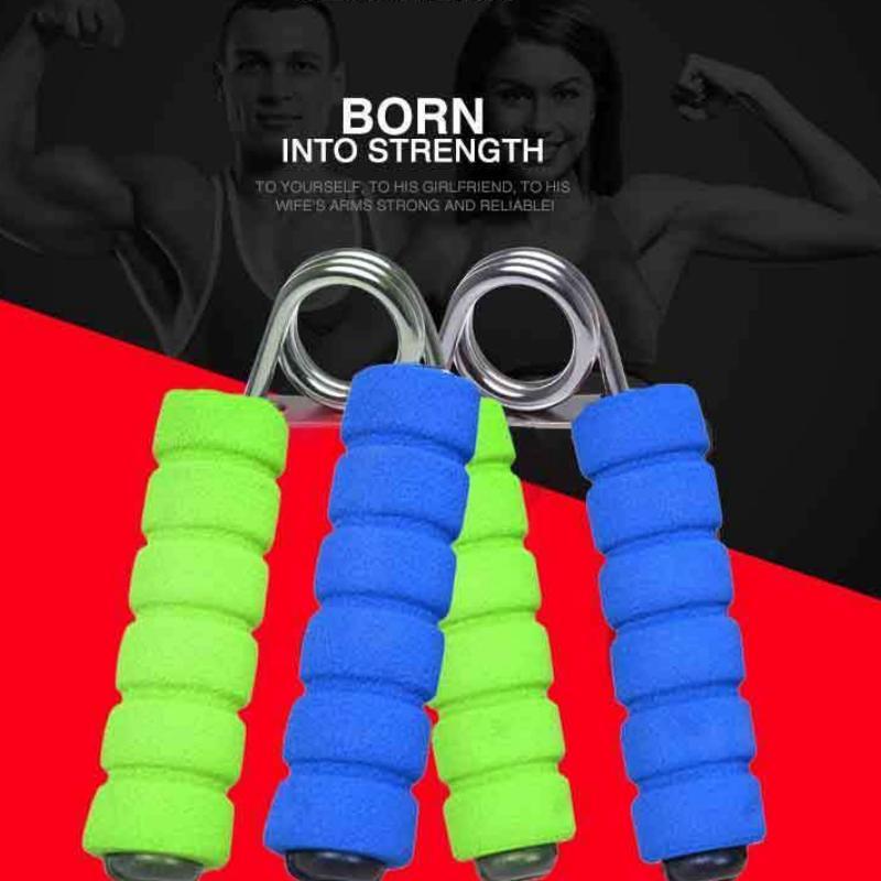 Colorful hand grip strengthener for women with comfortable foam handles for fitness training
