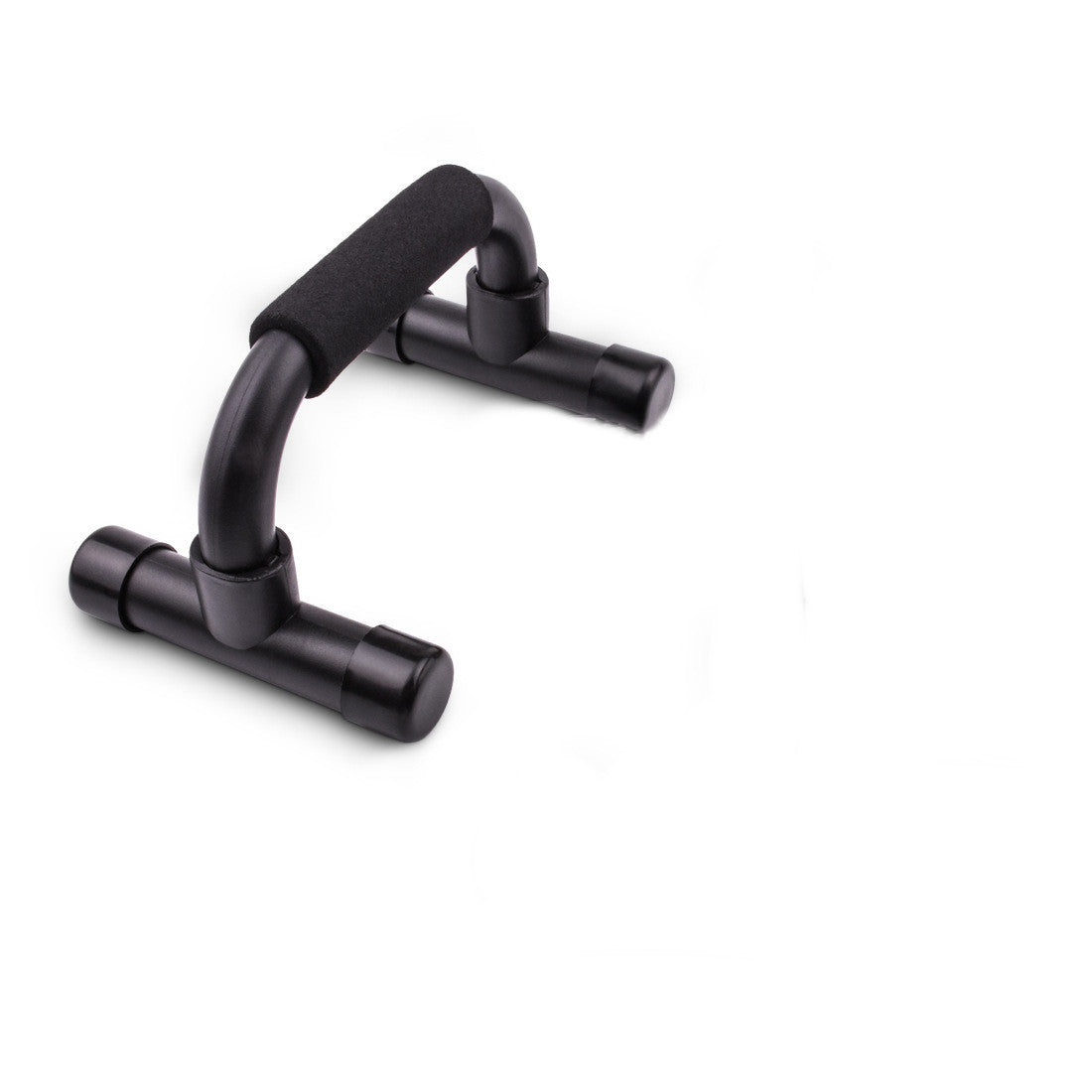 Black push-up bars for home multifunctional fitness equipment with foam grip handles