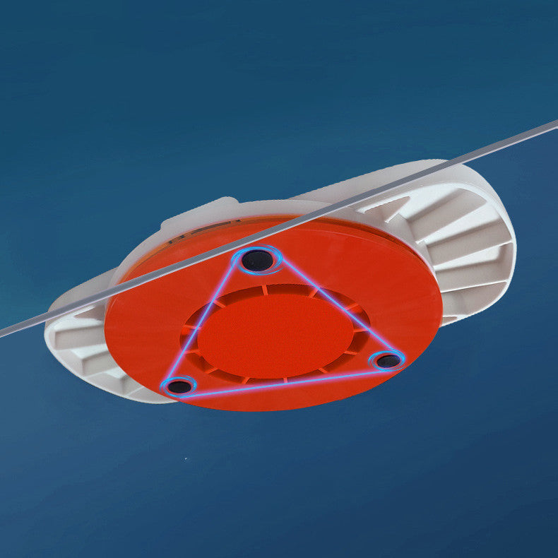 Red and white home twisting machine for exercise with triangular resistance design