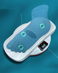 Home twisting machine for exercise foot placement platform with digital display and pressure points