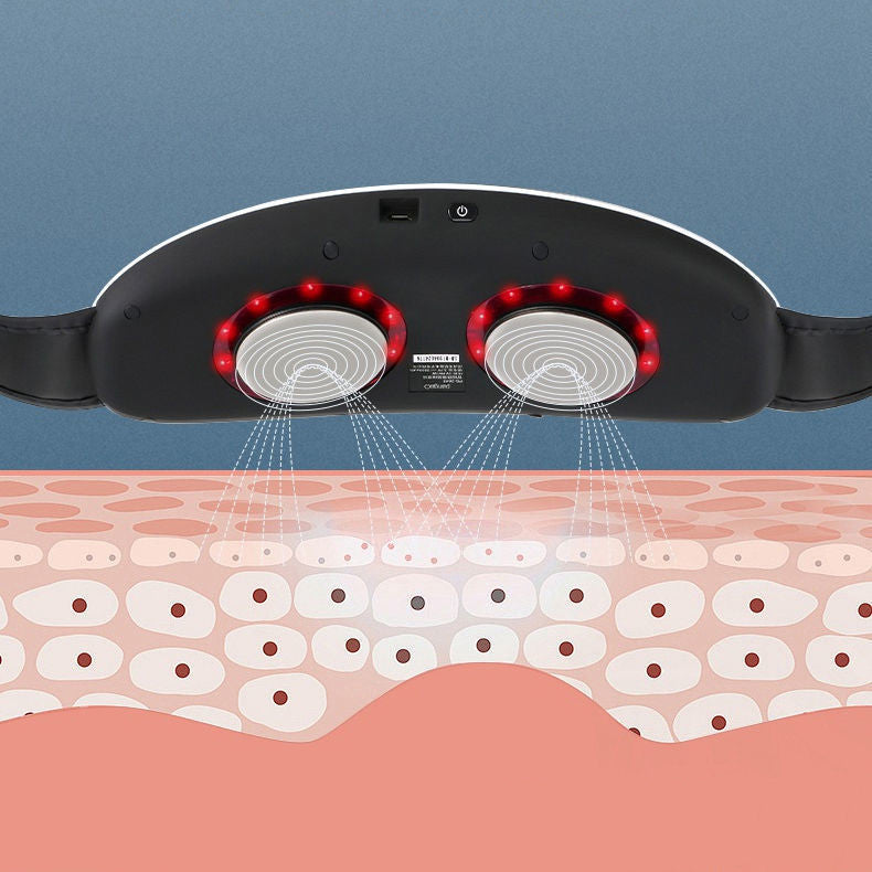 Waist slimming belt for women showing red light therapy targeting fat cells under the skin