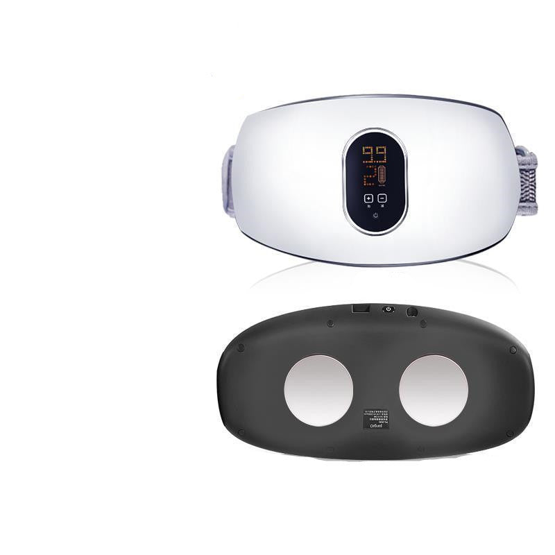 Modern electronic waist slimming belt for women with digital display and adjustable strap for fitness