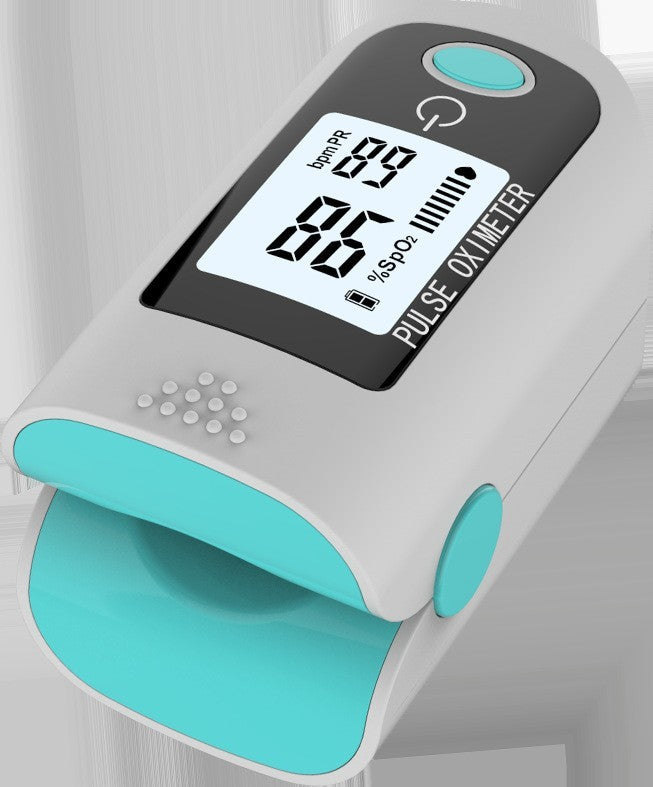 My Store finger pulse oximeter with digital display showing blood oxygen and pulse rate